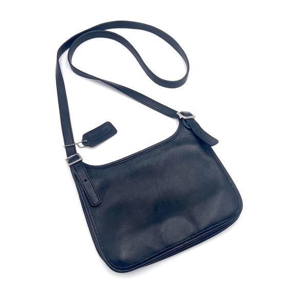 Coach Legacy Hippie Crossbody Bag black leather Small in mint condition
